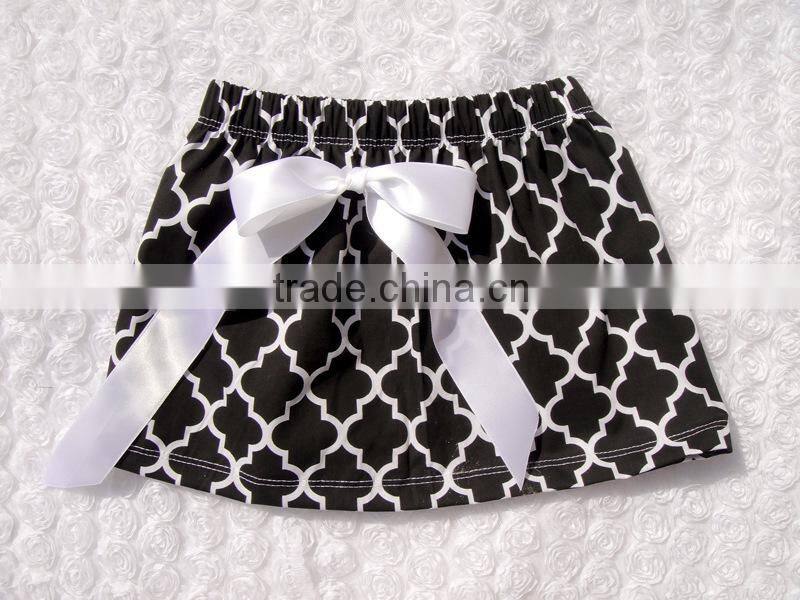 Kids Clothing Wholesale Cheap Red Cotton Skirt For Girl Fashion Quatrefoil Pettiskirts Skirt for Kids Young Girls Mini Skirt