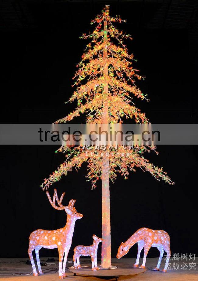 7m outdoor RGB christmas decorations tree light