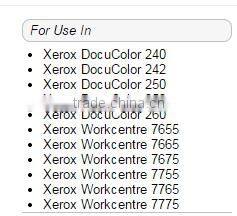 compatible xerox 242/252/260/C7550/7500/5065 developer