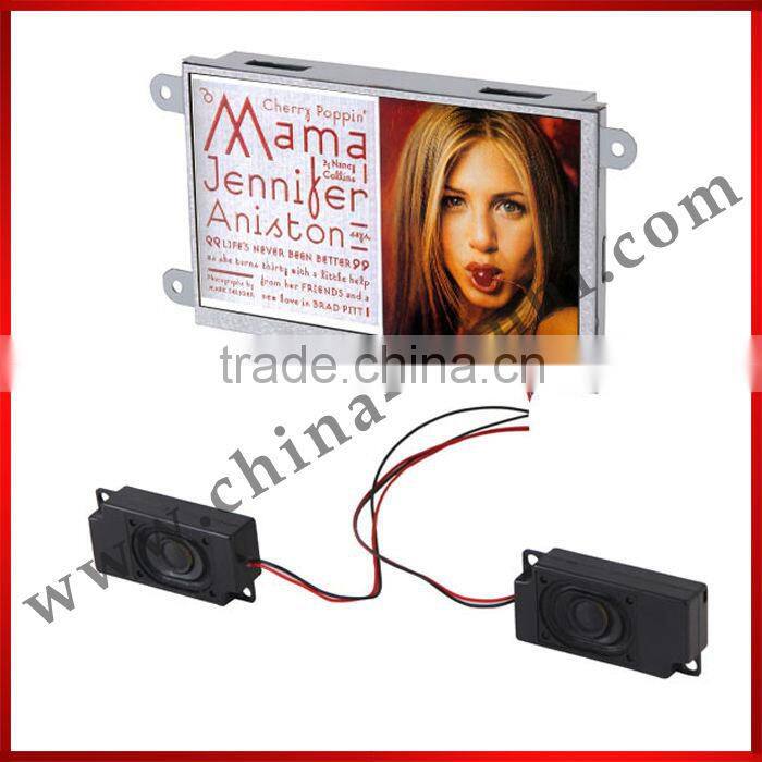7 inch indoor shelf edge open frame lcd monitor usb video Auto play12v media player for advertising