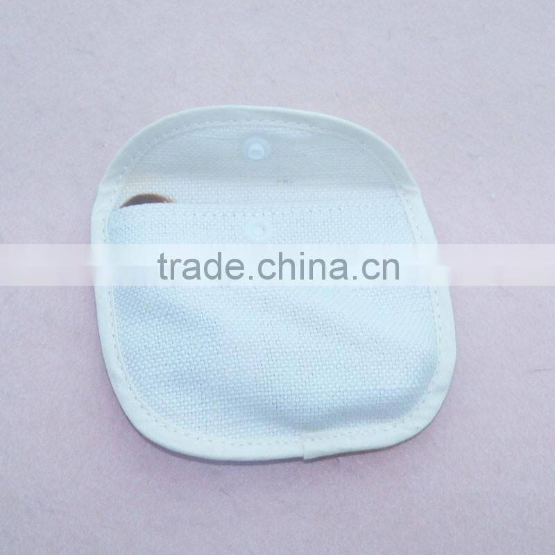 Hot sale 4 pcs makeup brushes portable soft synthetic hair bamboo handle cosmetic makeup brush set with gunny bag