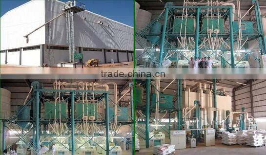 10-200T/Dmaize corn milling machine from China installed in Dar Es Salaam and Mombasa with low cost