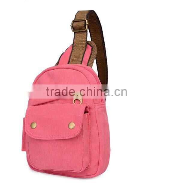 Alibaba China made Durable thick washed men&women canvas waist bag