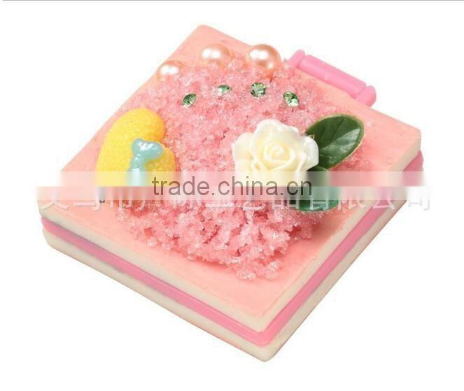 Soft PVC Cake Mirror/Simulation Cake Mirror/Portable Make Up Mirror