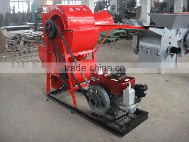 Corn and Maize Threshing Machine with Low Price|Small Sweet Corn Thresher and Huller