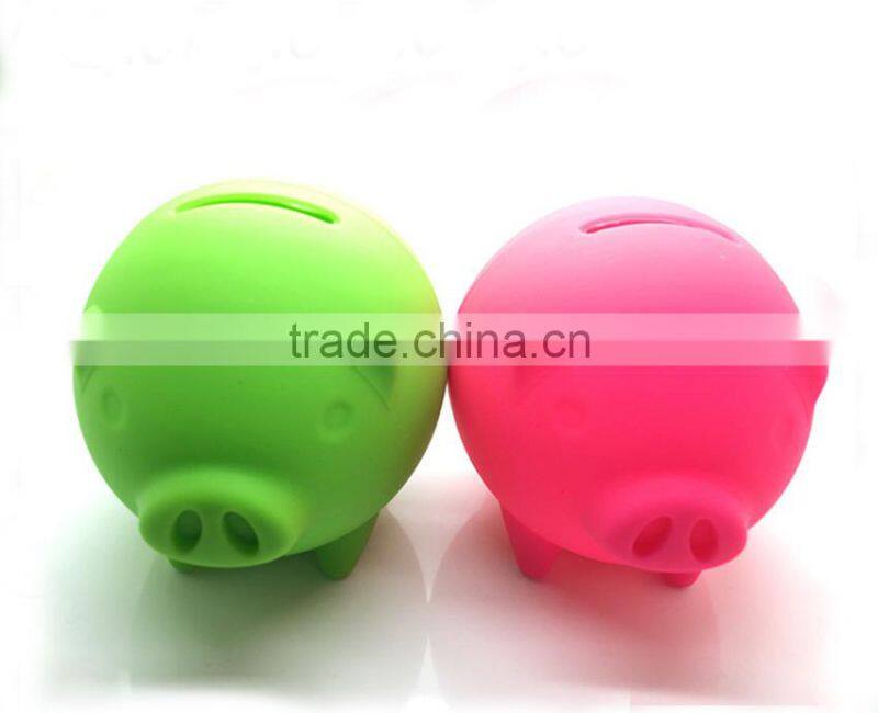 Various shape silicone Piggy bank saving pot