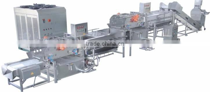customized apple washing process line for manufacturing