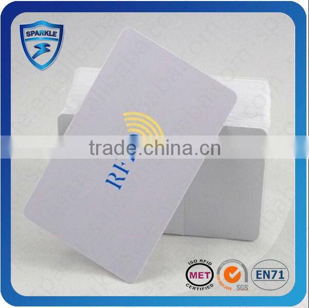Hot sell blank passive rfid scaned plastic cards