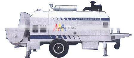 Ready trailer concrete pump