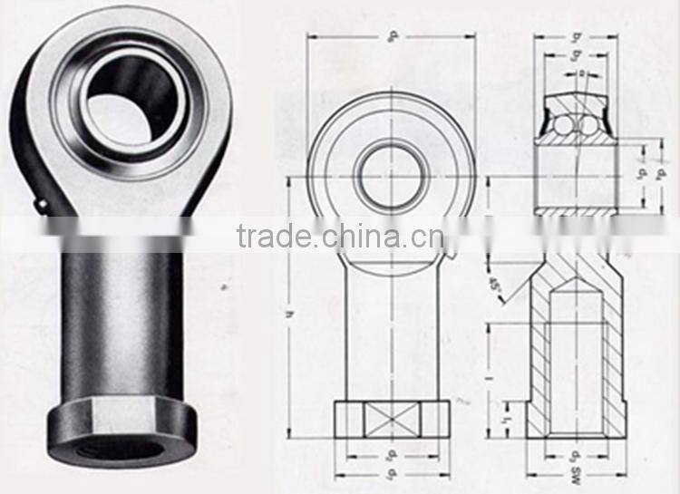 ball joint rod ends bearing POSA10