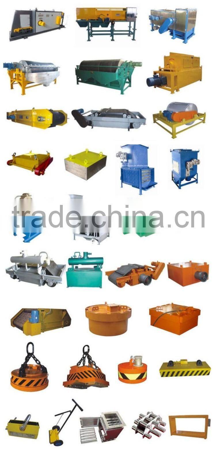 Permanent cross conveyor belts magnetic separator made in China