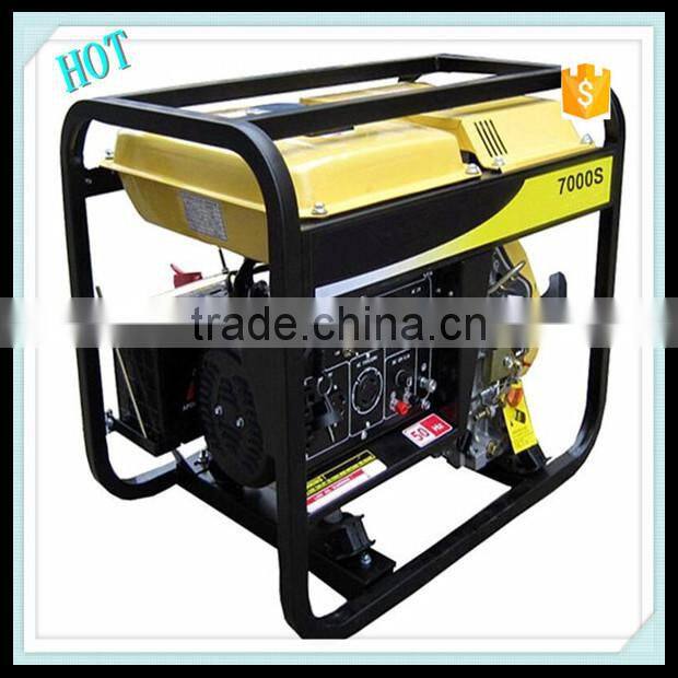 2015 Wholesale 6kw 8hp 7000S Open Frame Diesel Generator For Sale