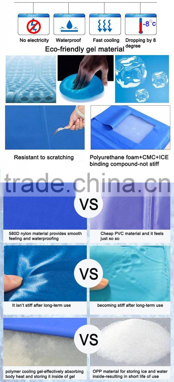 Eco-friendly Comfort Pet Cooling Mat