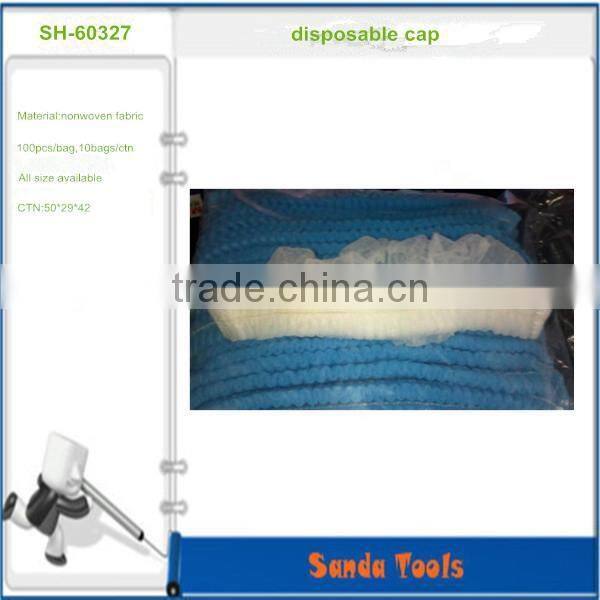 disposable non-woven bouffant caps