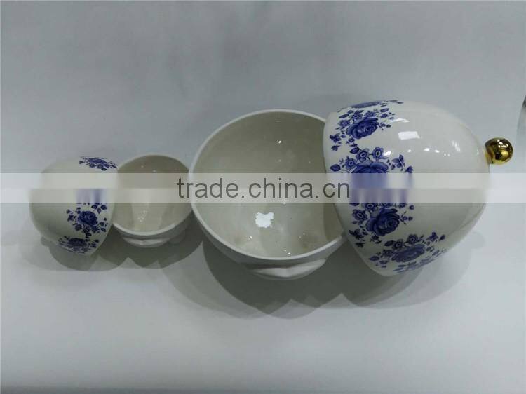 hot sale personalized color glazed decorative porcelain candle jar