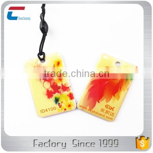 Clear Crystal Decoration New Epoxy Resin MIFARE Classic 1K MIFARE Classic 4K Key Card for Smart ID Card