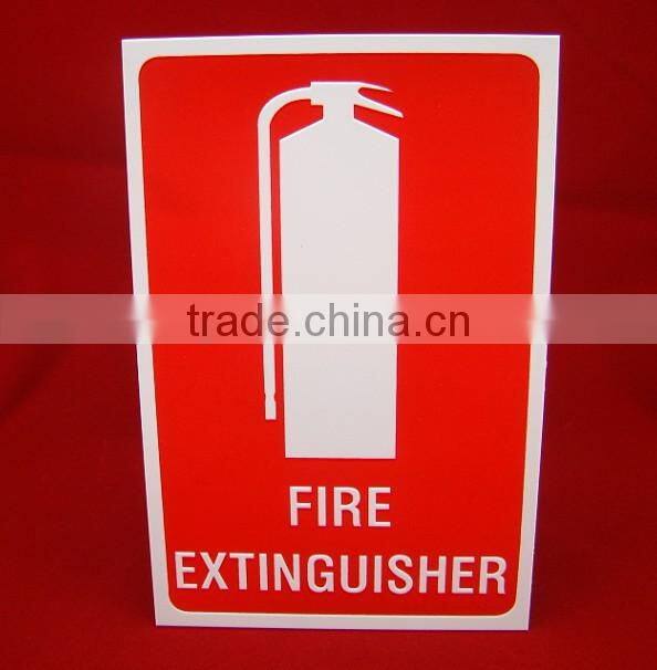 PVC fire safety sign board