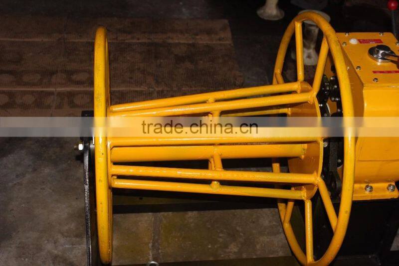 New YAMAHA engine cable powered winch for taking up rope