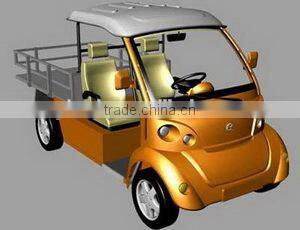 48v 2 seater rear cargo box electric pickup truck