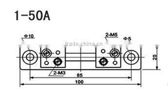 class 0.5, 30A/50mV Russia type FL-13 series Shunt resistor