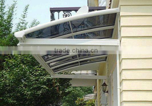 High ranking rust-proof aluminum frame polycarbonate covering carport canopy