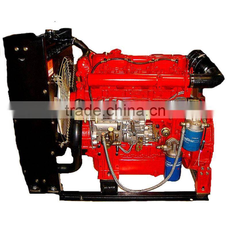 Fire fighting equipment with radiator