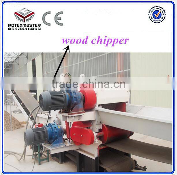 Professional large log wood drum wood chipper for wood chips plant