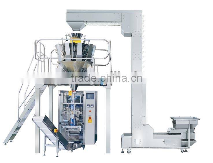 Fully Automatic Chocolate Beans/Puffed Food/Soya Beans Weighing&Packing Machine/Bagging Machine