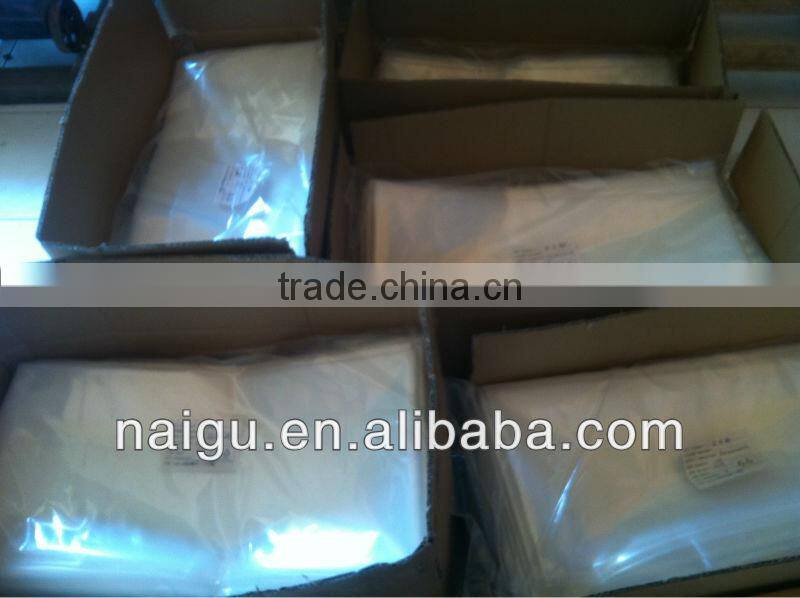 Perforated plastic bags for mattress packaging