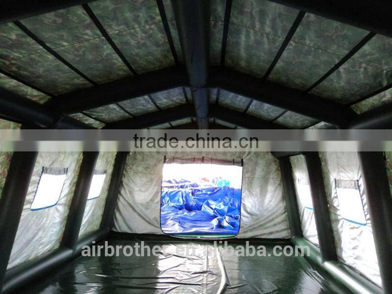 Inflatable military camping tent/camouflage tent