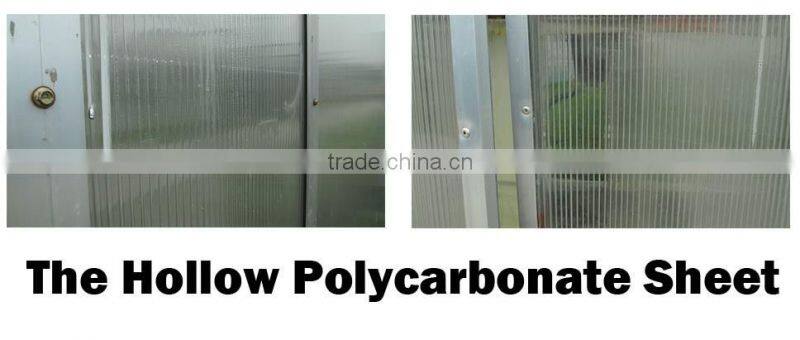 Selling tunnel greenhouse covering sanwich PC panels
