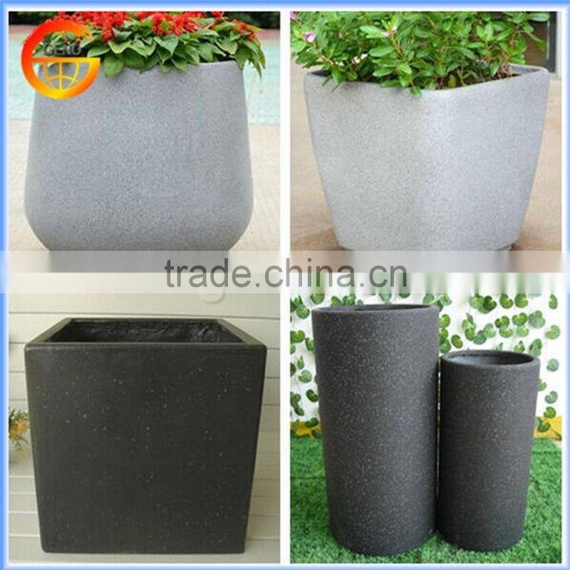 2017 home and garden supplies flower pot planter with rust metal finish