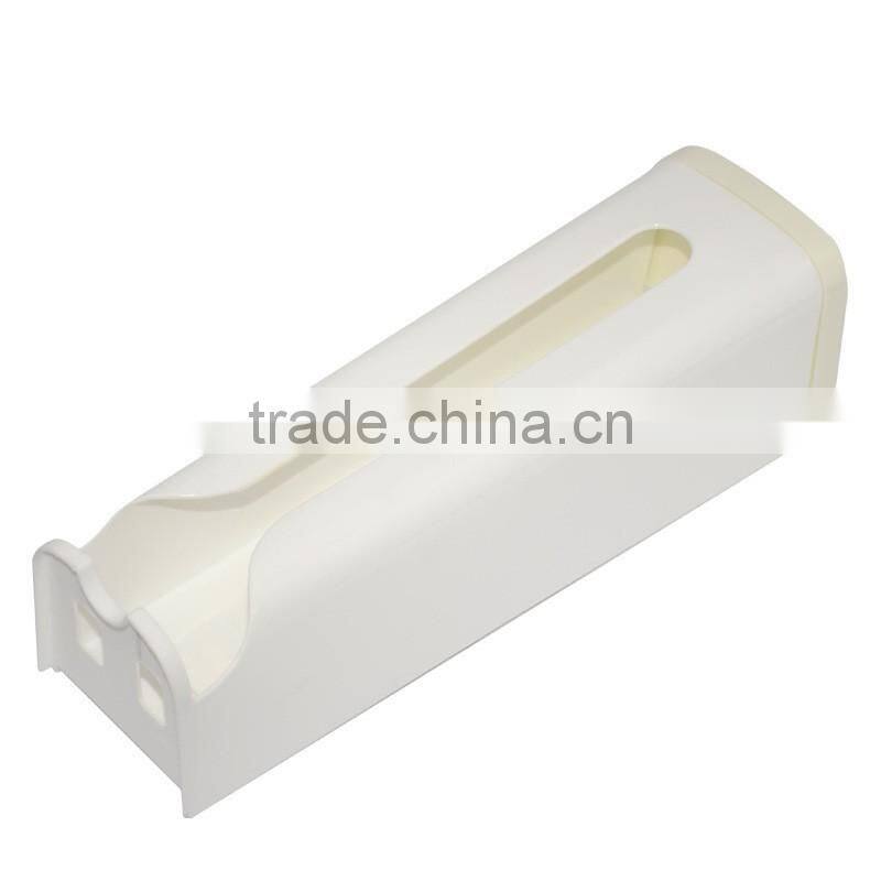 kitchen wall mounted plastic storage box, home garbage bag storage