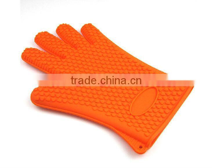 2017 hot selling silicone gloves with fingers