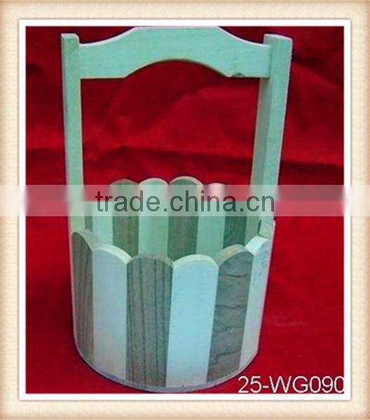 factory price natural custom wooden buckets for sale