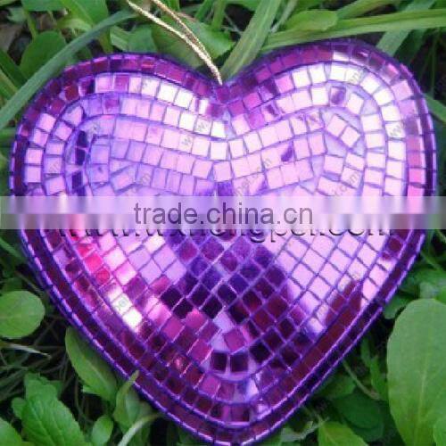 heart mirror ball/ display scene ball/ Christmas decoration ball