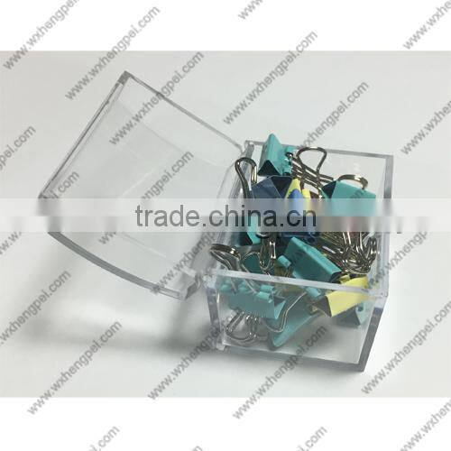 Cleverish portable cute transparent treasure plastic storage jewelry wedding box