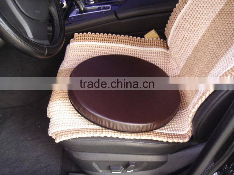 PU Swivel Car Cushion/swivel car seat cushion/detachable cushion for car