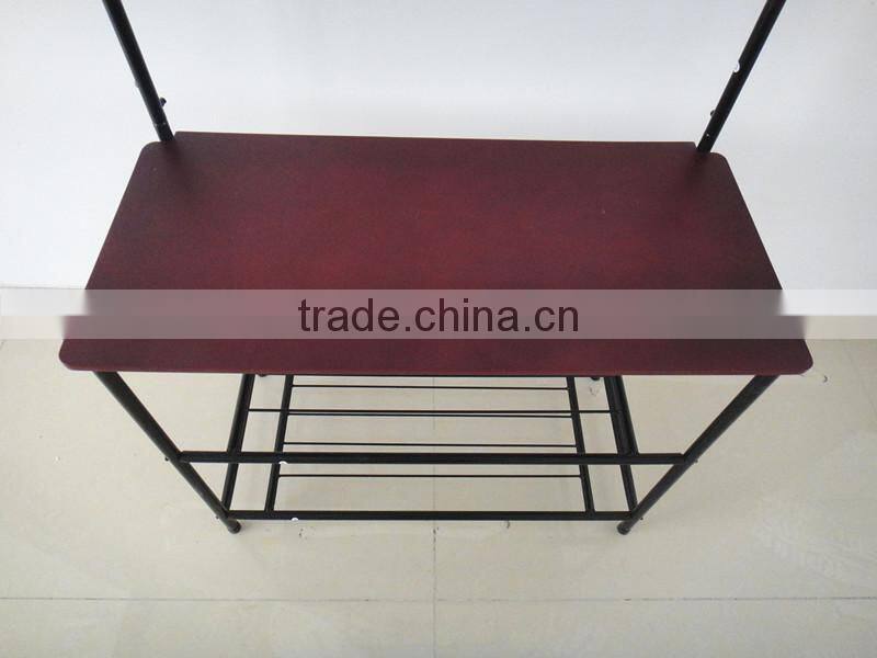 RH-4825 ENTRY WAY Hall Tree Bench Furniture Hook Hanger ORGANIZER Standing Coat Shoe clothes rack