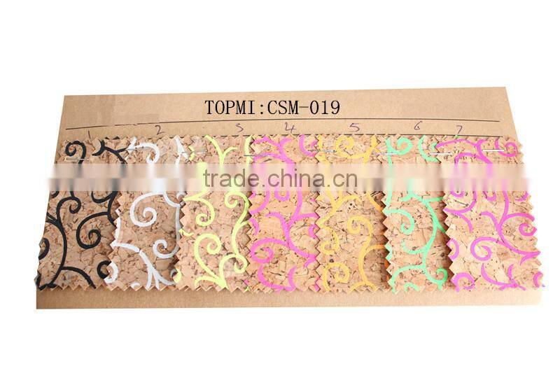 popular cork leather raw material for shoe heel