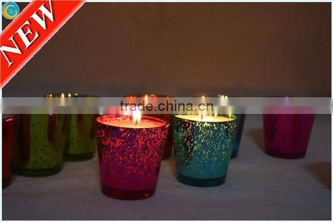 holder candle,props for the wedding,frosted glass candle jars