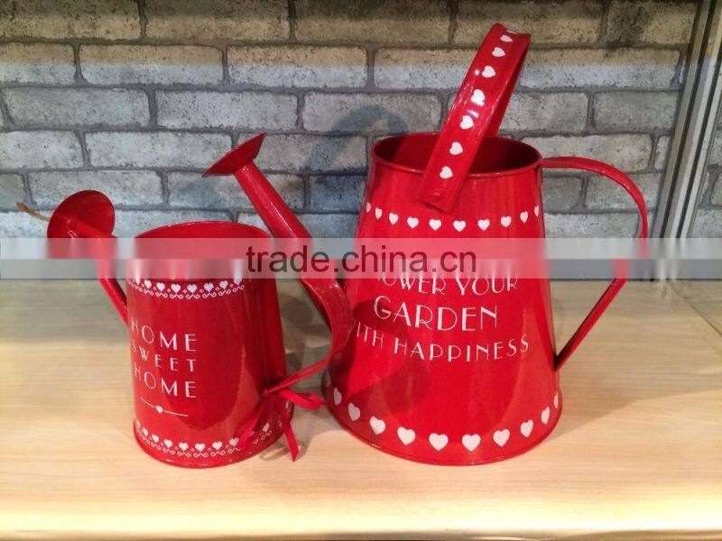 Decorative Mini Metal Wedding Christmas Party Watering Can Tin Pails