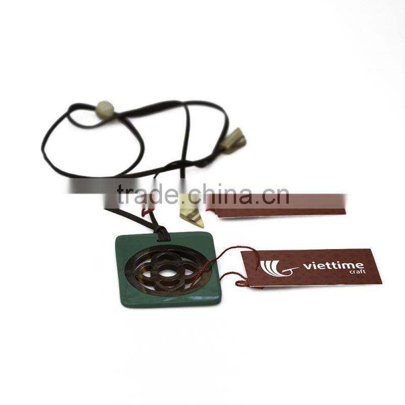 2016 fashionable design of buffalo horn pendant/buffalo horn jewelry/buffalo horn necklace