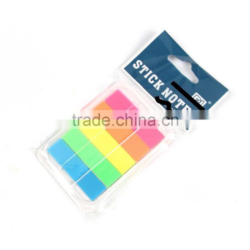 PET Printing Full Colors Plastic Sticky Note Glue