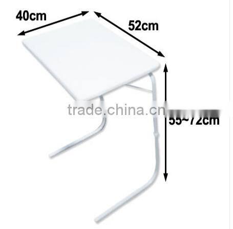 Portable, Multi Purpose, Foldable TV Dinner Table with 6 Height Adjustment & 3 Different Angles