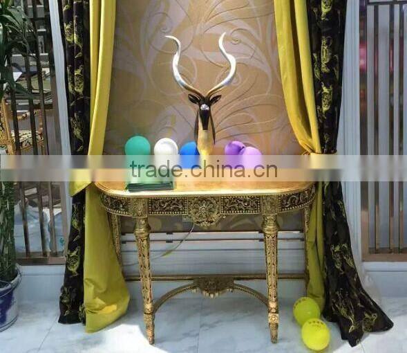 Art Deco Hand Painted Furniture Console Table For Sale