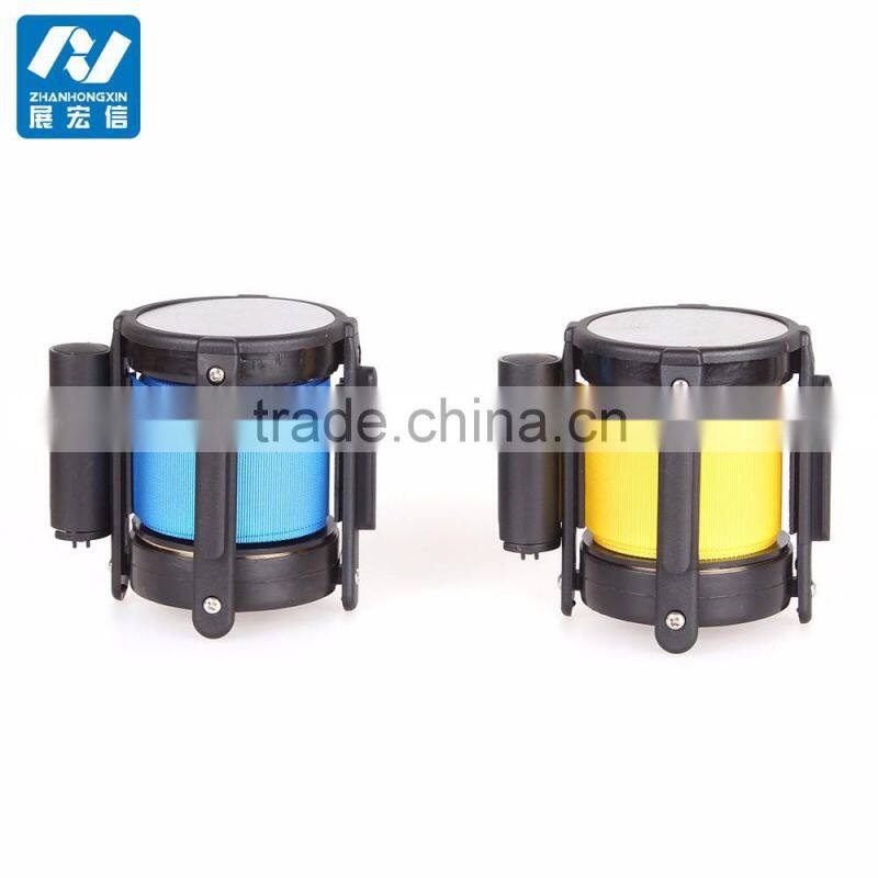 Retractable belt Cassette for q stanchion,slow retract with brake