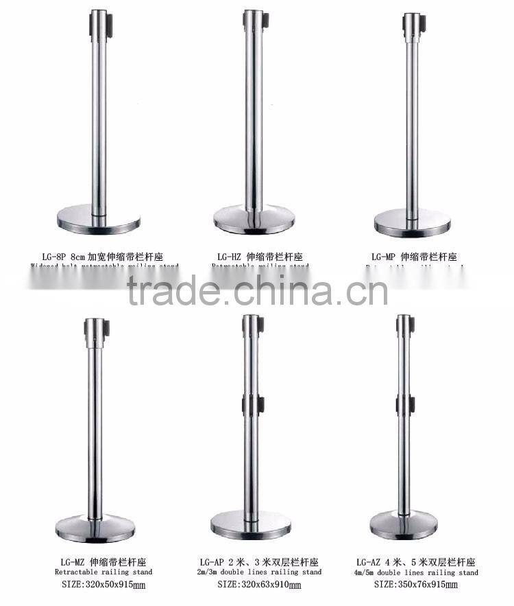 queue line stand&barrier Stand Stainless Steel