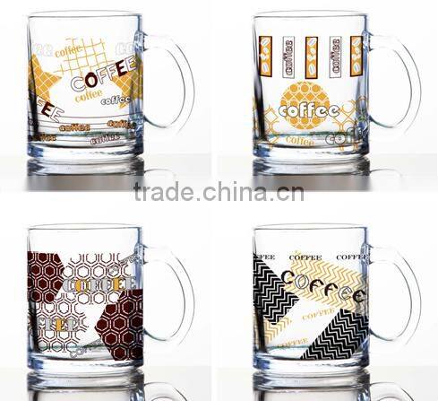 6oz 8oz 10oz 12oz Caffe Latte Espresso Cappuccino glass coffee cup glass mug