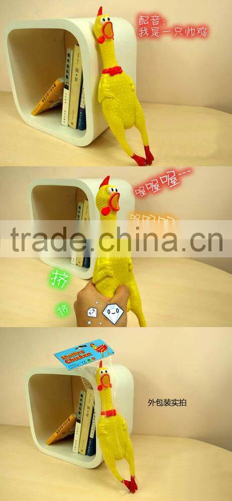 Factory direct wholesale pet vinyl sound vent chicken cock funny extract large.